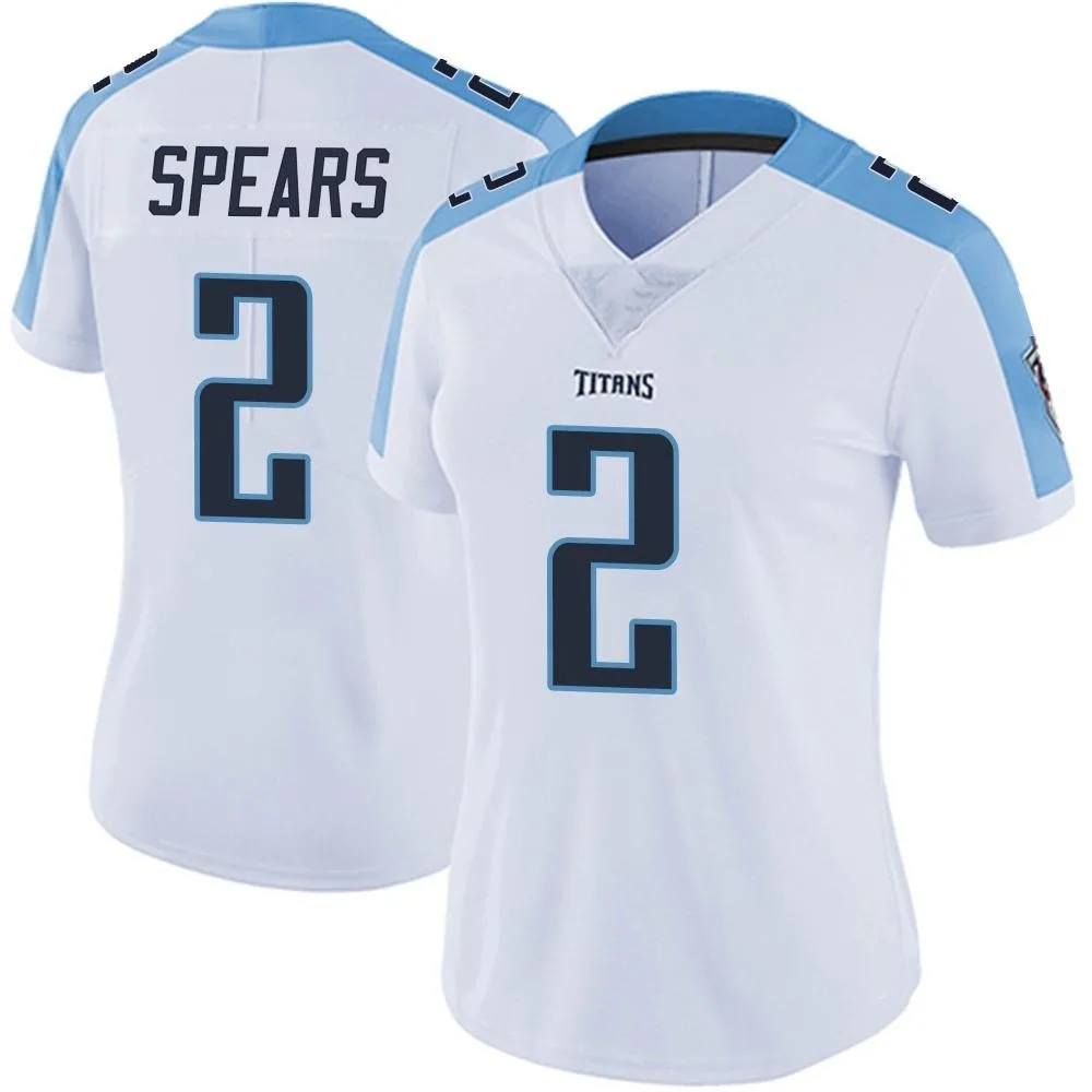 Women's Tennessee Titans Tyjae Spears Nike Vapor Untouchable Limited White Jersey Women's Tennessee Titans Tyjae Spears Nike Vapor Untouchable Limited White Jersey