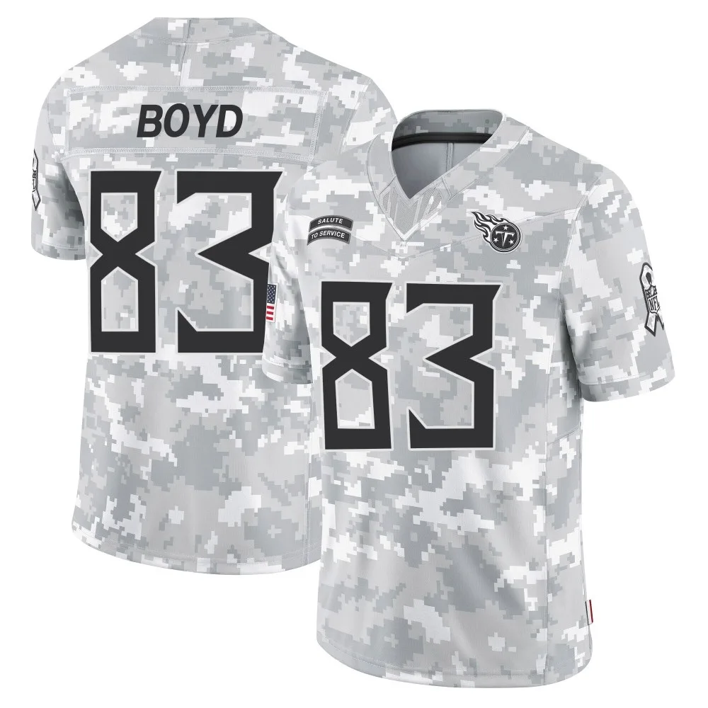 Men's Tennessee Titans Tyler Boyd Nike 2024 Salute to Service Limited Arctic Camo Jersey Men's Tennessee Titans Tyler Boyd Nike 2024 Salute to Service Limited Arctic Camo Jersey