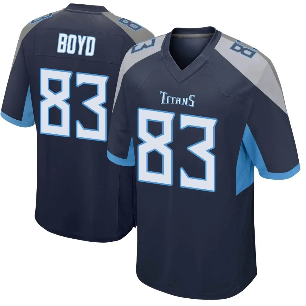 Men's Tennessee Titans Tyler Boyd Nike Game Navy Jersey Men's Tennessee Titans Tyler Boyd Nike Game Navy Jersey