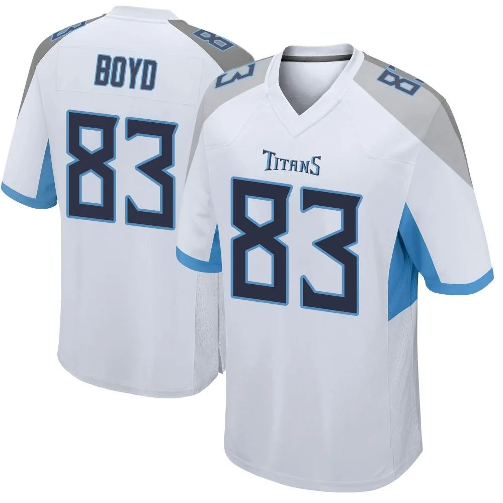Men's Tennessee Titans Tyler Boyd Nike Game White Jersey Men's Tennessee Titans Tyler Boyd Nike Game White Jersey