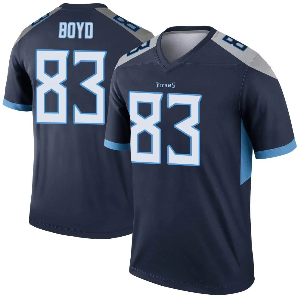 Men's Tennessee Titans Tyler Boyd Nike Legend Navy Jersey Men's Tennessee Titans Tyler Boyd Nike Legend Navy Jersey