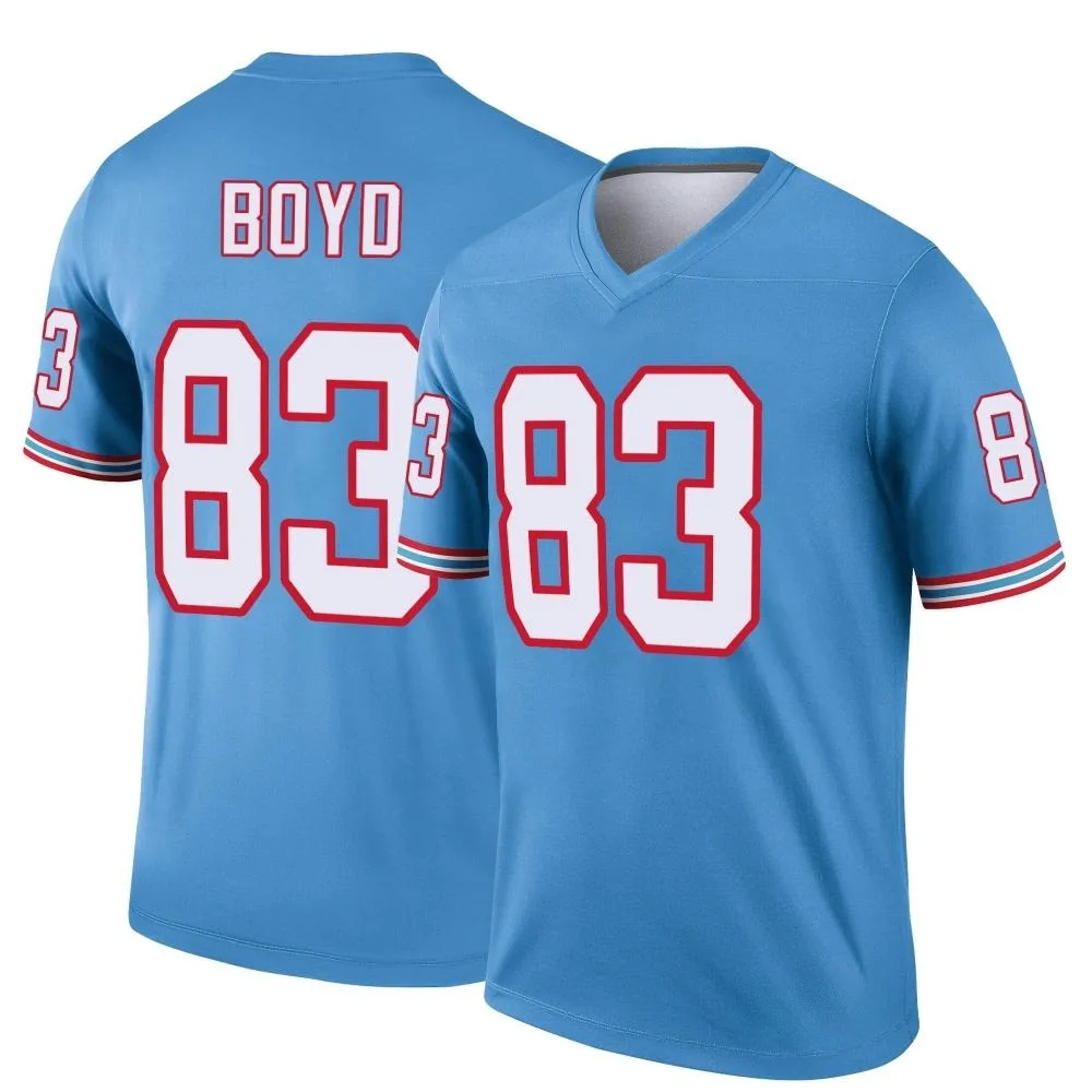 Men's Tennessee Titans Tyler Boyd Nike Oilers Throwback Legend Light Blue Jersey Men's Tennessee Titans Tyler Boyd Nike Oilers Throwback Legend Light Blue Jersey