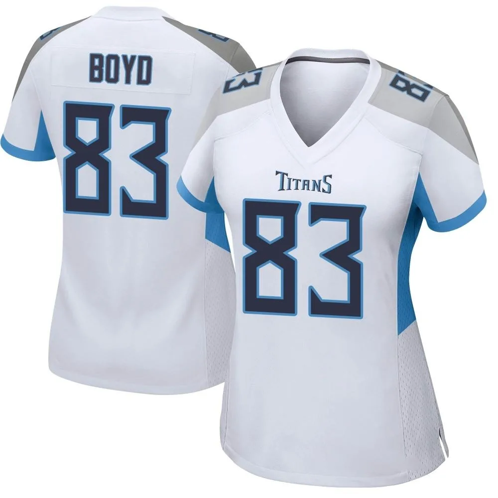 Women's Tennessee Titans Tyler Boyd Nike Game White Jersey Women's Tennessee Titans Tyler Boyd Nike Game White Jersey