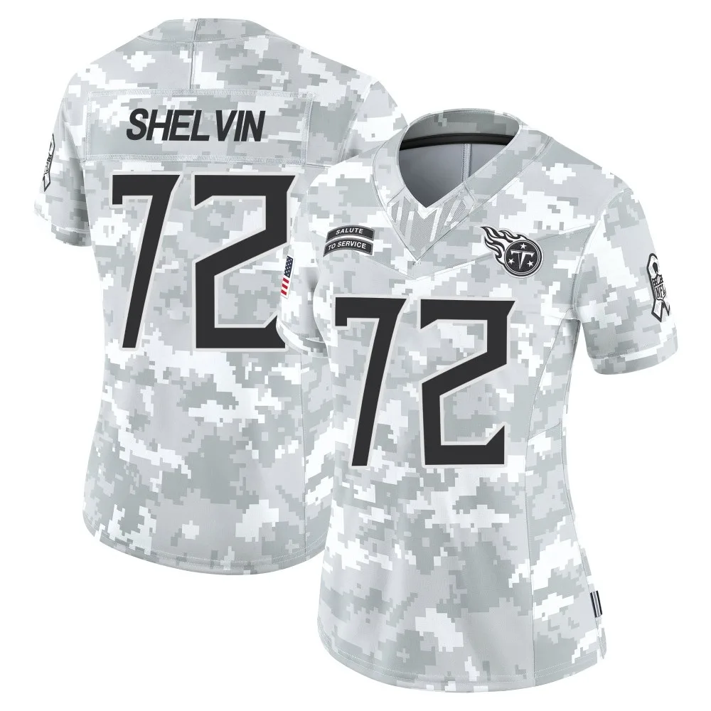 Women's Tennessee Titans Tyler Shelvin Nike 2024 Salute to Service Limited Arctic Camo Jersey Women's Tennessee Titans Tyler Shelvin Nike 2024 Salute to Service Limited Arctic Camo Jersey