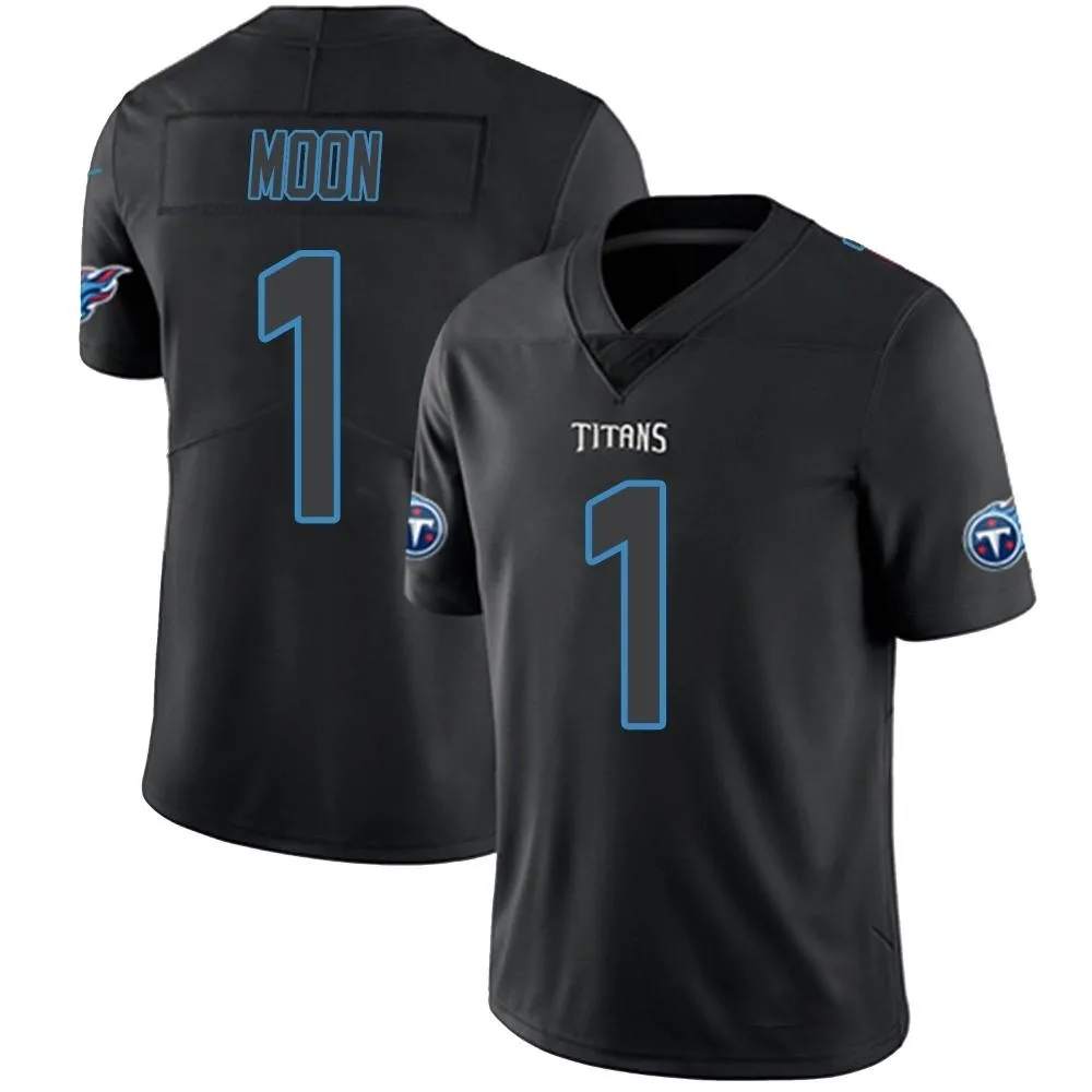 Men's Tennessee Titans Warren Moon Nike Limited Black Impact Jersey Men's Tennessee Titans Warren Moon Nike Limited Black Impact Jersey