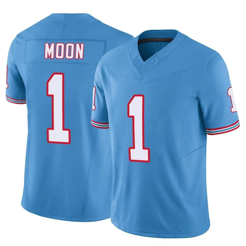 Men's Tennessee Titans Warren Moon Nike Vapor F.U.S.E. Limited Light Blue Jersey Men's Tennessee Titans Warren Moon Nike Vapor F.U.S.E. Limited Light Blue Jersey
