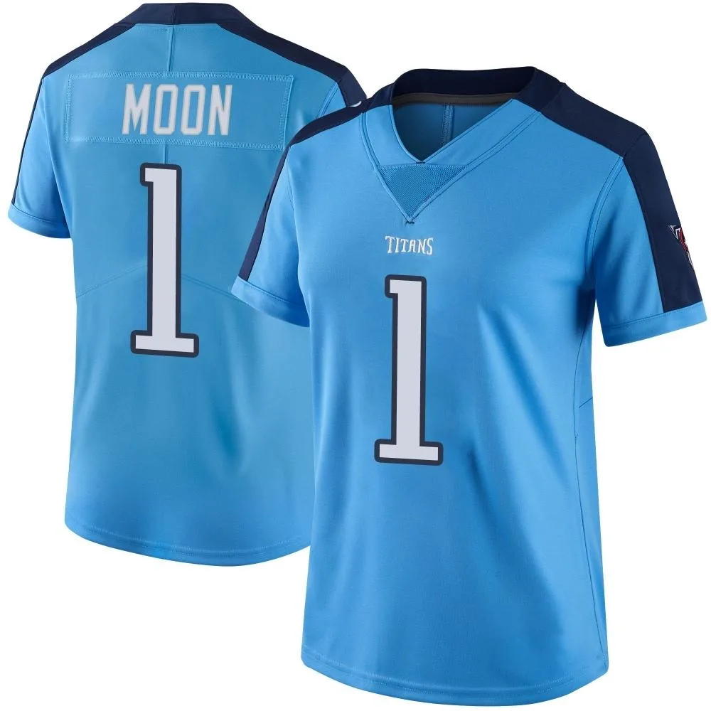 Women's Tennessee Titans Warren Moon Nike Color Rush Limited Light Blue Jersey Women's Tennessee Titans Warren Moon Nike Color Rush Limited Light Blue Jersey