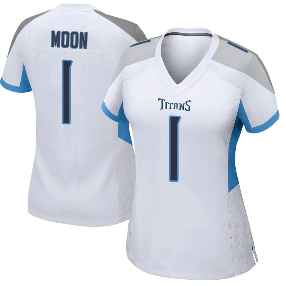 Women's Tennessee Titans Warren Moon Nike Game White Jersey Women's Tennessee Titans Warren Moon Nike Game White Jersey