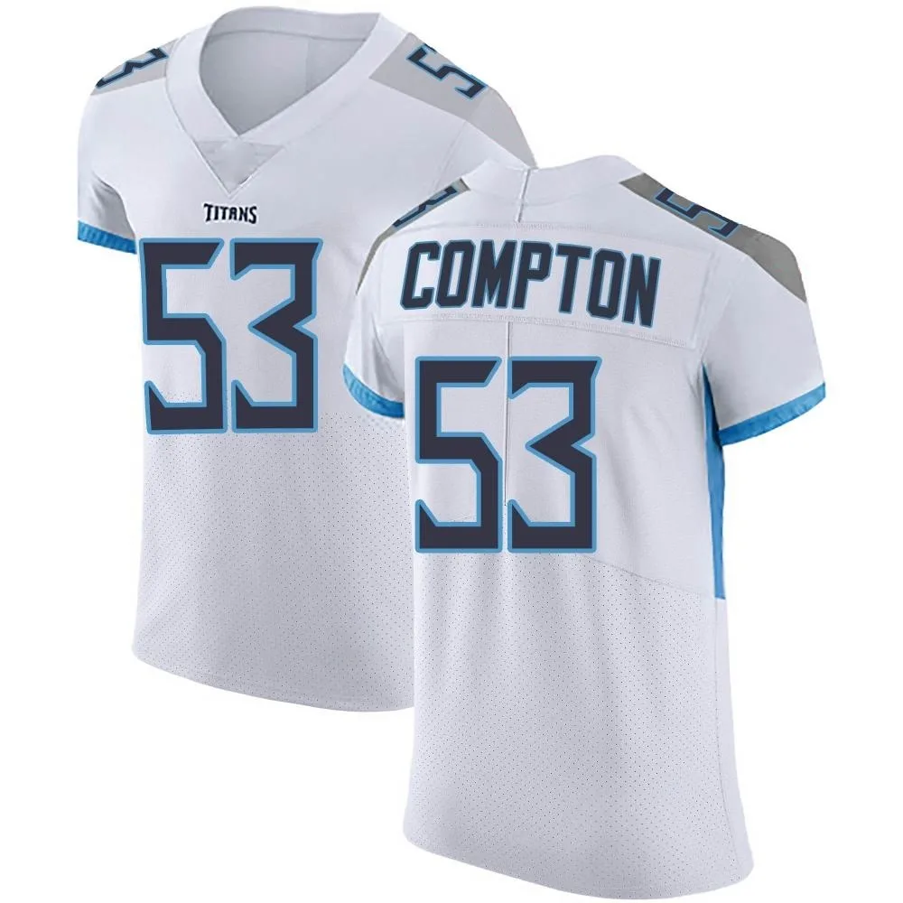 Men's Tennessee Titans Will Compton Nike Vapor Untouchable Elite White Jersey Men's Tennessee Titans Will Compton Nike Vapor Untouchable Elite White Jersey