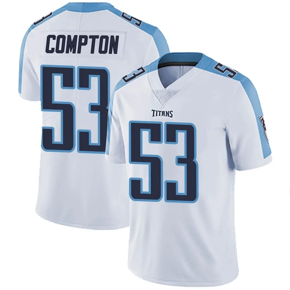 Men's Tennessee Titans Will Compton Nike Vapor Untouchable Limited White Jersey Men's Tennessee Titans Will Compton Nike Vapor Untouchable Limited White Jersey