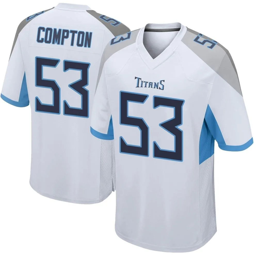 Youth Tennessee Titans Will Compton Nike Game White Jersey Youth Tennessee Titans Will Compton Nike Game White Jersey