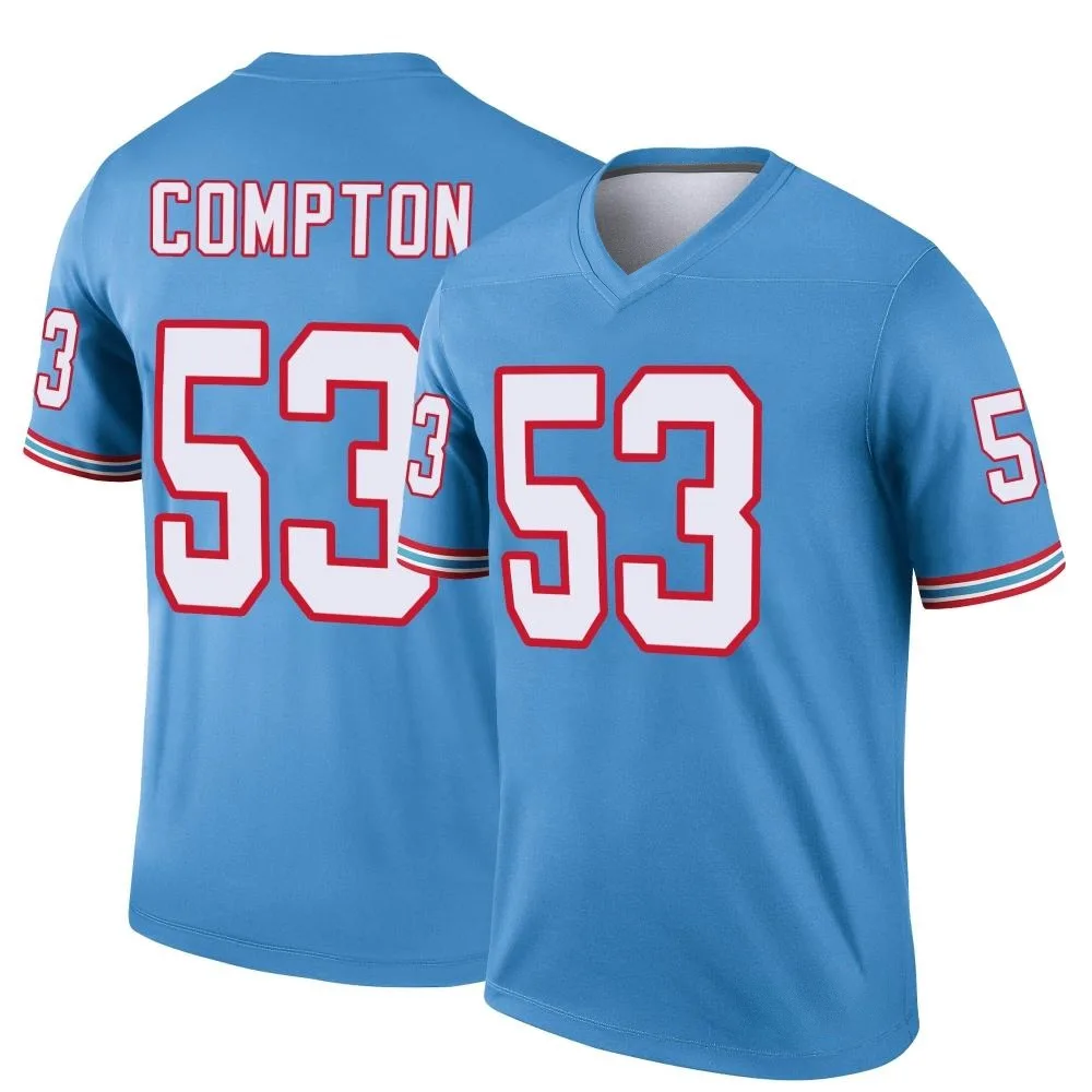 Youth Tennessee Titans Will Compton Nike Oilers Throwback Legend Light Blue Jersey Youth Tennessee Titans Will Compton Nike Oilers Throwback Legend Light Blue Jersey