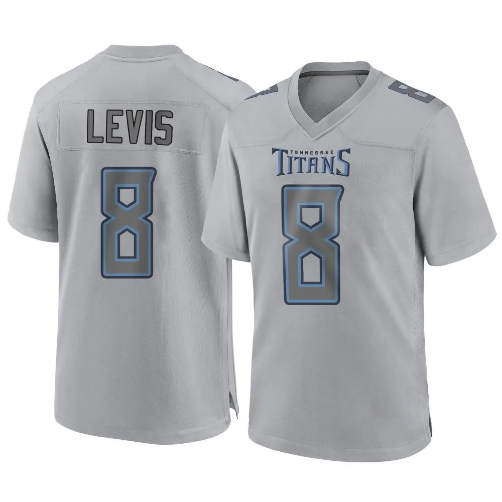 Men's Tennessee Titans Will Levis Nike Atmosphere Fashion Game Gray Jersey Men's Tennessee Titans Will Levis Nike Atmosphere Fashion Game Gray Jersey