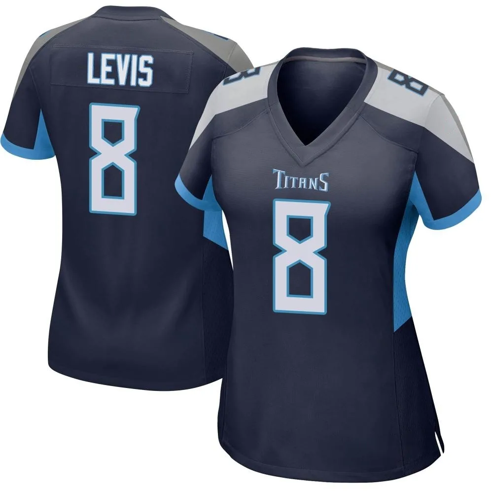 Women's Tennessee Titans Will Levis Nike Game Navy Jersey Women's Tennessee Titans Will Levis Nike Game Navy Jersey