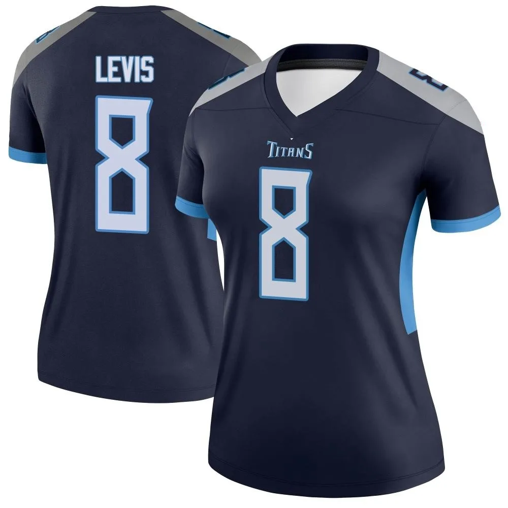 Women's Tennessee Titans Will Levis Nike Legend Navy Jersey Women's Tennessee Titans Will Levis Nike Legend Navy Jersey