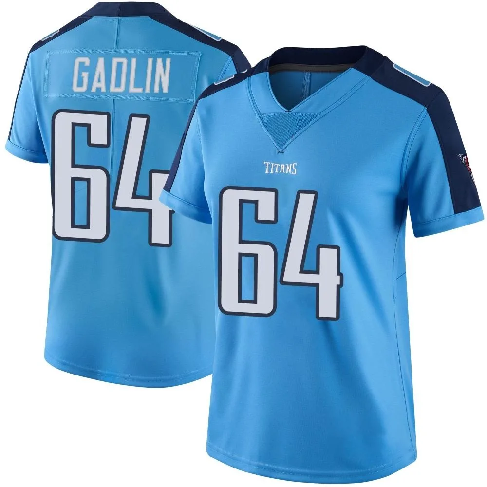 Women's Tennessee Titans X'zauvea Gadlin Nike Color Rush Limited Light Blue Jersey Women's Tennessee Titans X'zauvea Gadlin Nike Color Rush Limited Light Blue Jersey