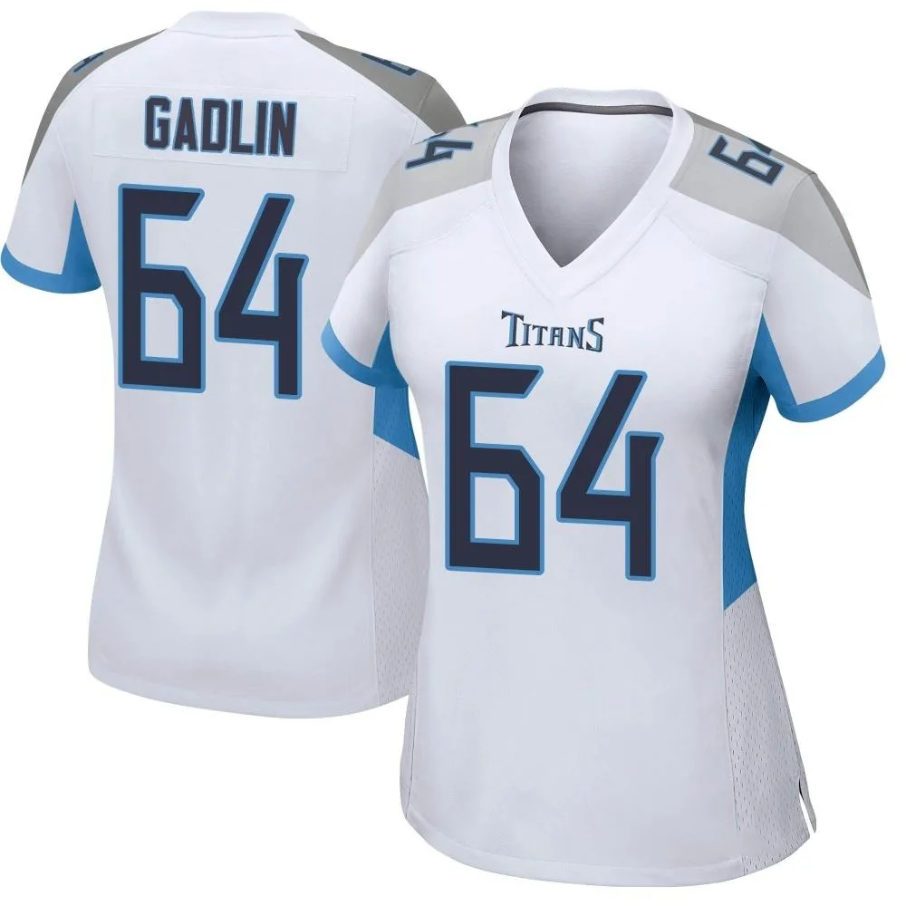 Women's Tennessee Titans X'zauvea Gadlin Nike Game White Jersey Women's Tennessee Titans X'zauvea Gadlin Nike Game White Jersey