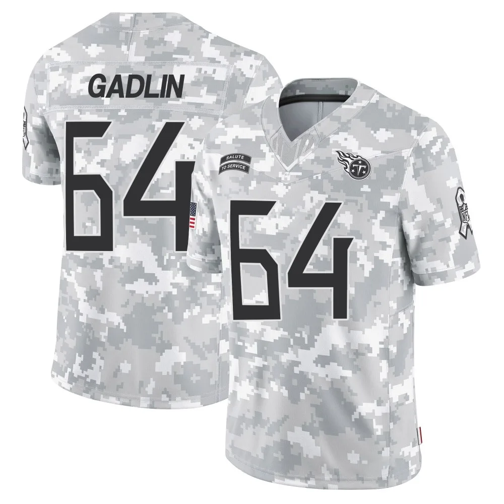 Youth Tennessee Titans X'zauvea Gadlin Nike 2024 Salute to Service Limited Arctic Camo Jersey Youth Tennessee Titans X'zauvea Gadlin Nike 2024 Salute to Service Limited Arctic Camo Jersey
